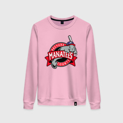 Женский свитшот хлопок Brevard County Manatees - baseball team