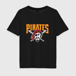 Мужская футболка хлопок Oversize Pittsburgh Pirates - baseball team