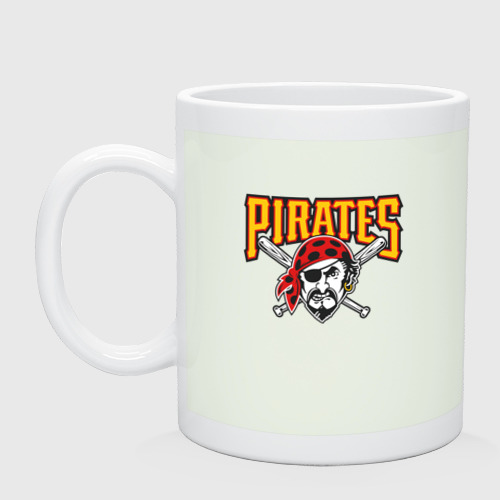 Кружка керамическая Pittsburgh Pirates - baseball team, цвет фосфор