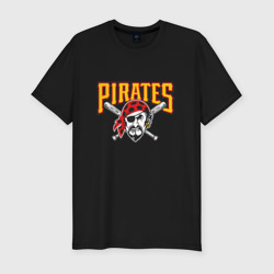 Мужская футболка хлопок Slim Pittsburgh Pirates - baseball team