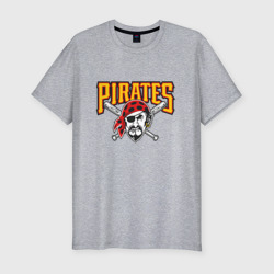 Мужская футболка хлопок Slim Pittsburgh Pirates - baseball team