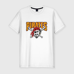 Мужская футболка хлопок Slim Pittsburgh Pirates - baseball team