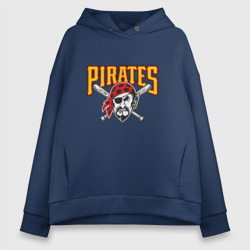 Женское худи Oversize хлопок Pittsburgh Pirates - baseball team