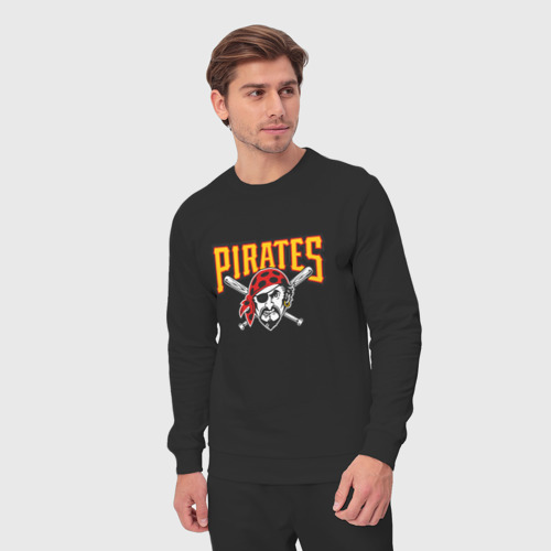 Мужской костюм хлопок Pittsburgh Pirates - baseball team, цвет черный - фото 5