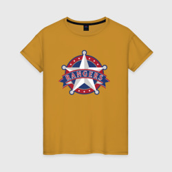 Женская футболка хлопок Texas Rangers - baseball team