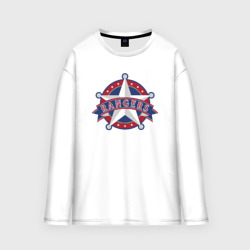 Женский лонгслив oversize хлопок Texas Rangers - baseball team