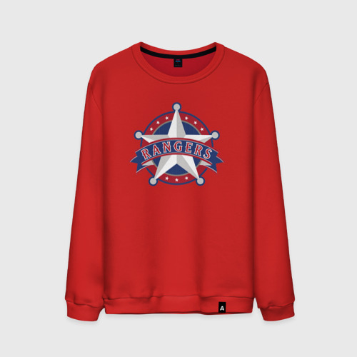 Мужской свитшот хлопок Texas Rangers - baseball team, цвет красный