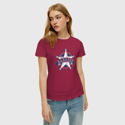Женская футболка хлопок Texas Rangers - baseball team - фото 2