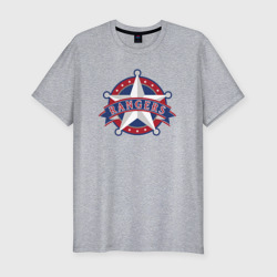 Мужская футболка хлопок Slim Texas Rangers - baseball team