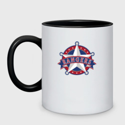 Кружка двухцветная Texas Rangers - baseball team