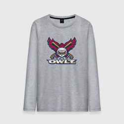 Мужской лонгслив хлопок Orem Owlz - baseball team