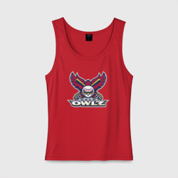 Женская майка хлопок Orem Owlz - baseball team