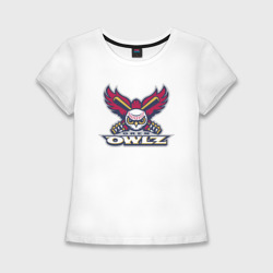 Женская футболка хлопок Slim Orem Owlz - baseball team