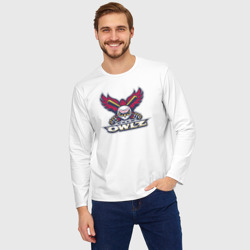 Мужской лонгслив oversize хлопок Orem Owlz - baseball team - фото 2