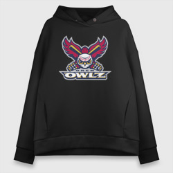 Orem Owlz - baseball team – Худи оверсайз из хлопка с принтом купить со скидкой в -20%