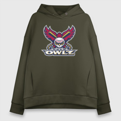 Женское худи Oversize хлопок Orem Owlz - baseball team