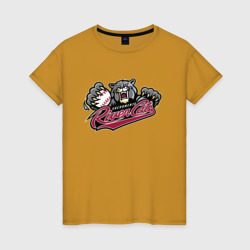 Женская футболка хлопок Sacramento river cats - baseball team