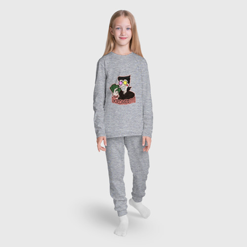 Детская пижама с лонгсливом хлопок Deltarune - Got Kromer?, цвет меланж - фото 5