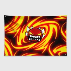 Флаг-баннер Огненный демон geometry Dash fire level