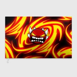 Флаг 3D Огненный демон geometry Dash fire level