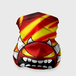 Бандана-труба 3D Огненный демон geometry Dash fire level