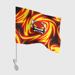 Флаг для автомобиля Огненный демон geometry Dash fire level