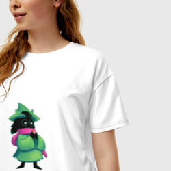 Женская футболка хлопок Oversize Ralsei - фото 2