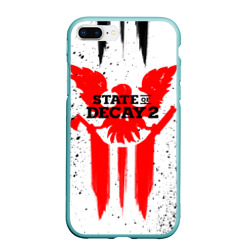 Чехол для iPhone 7Plus/8 Plus матовый State of Decay Кровь