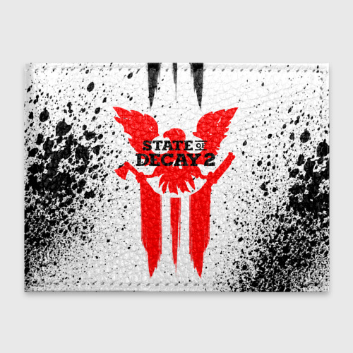 Обложка для студенческого билета State of Decay Кровь, цвет красный