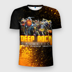 Мужская футболка 3D Slim Deep Rock Galactic Герои