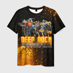 Мужская футболка 3D Deep Rock Galactic Герои