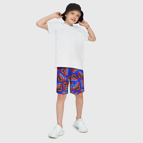 Детские спортивные шорты 3D Poppy Playtime Поппи плейтайм до дрожи в коленях, цвет 3D печать - фото 3