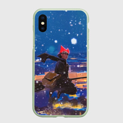 Чехол для iPhone XS Max матовый Ведьмина служба доставки