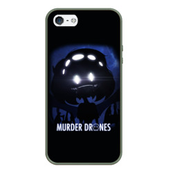 Чехол для iPhone 5/5S матовый Murder Drones - Дроны-убийцы - Serial Designation v