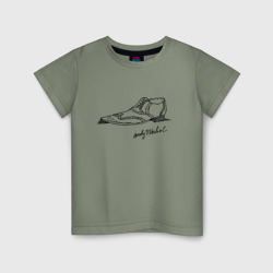 Детская футболка хлопок Тяги подкрадули от Andy Warhol - signature