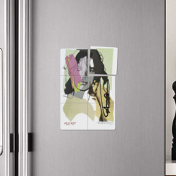 Плакат с принтом Andy Warhol - Mick Jagger sketch для любого человека, вид спереди №4. Цвет основы: белый
