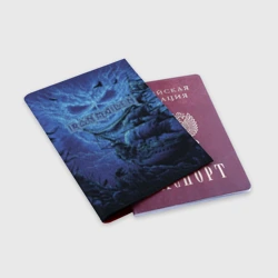 Обложка для паспорта матовая кожа Iron Maiden пираты в бездне морской - фото 2