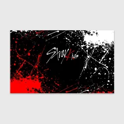 Бумага для упаковки 3D Stray kids на спине брызги красок