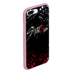 Чехол для iPhone 7Plus/8 Plus матовый Stray kids на спине брызги красок - фото 2