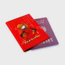 Обложка для паспорта матовая кожа Аска Лэнгли Сорью Evangelion - фото 2