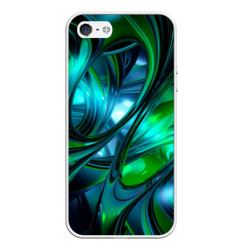 Чехол для iPhone 5/5S матовый Изумрудное настроение