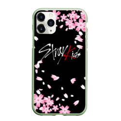 Чехол для iPhone 11 Pro матовый Stray kids сакура k-POP