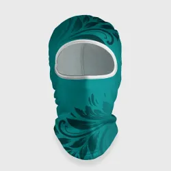 Балаклава 3D Малахитовые листья