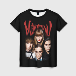 Maneskin обложка Манескин рок группа – Женская футболка 3D с принтом купить со скидкой в -26%