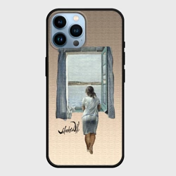 Чехол для iPhone 14 Pro Max Сальвадор Дали "Девушка у окна"