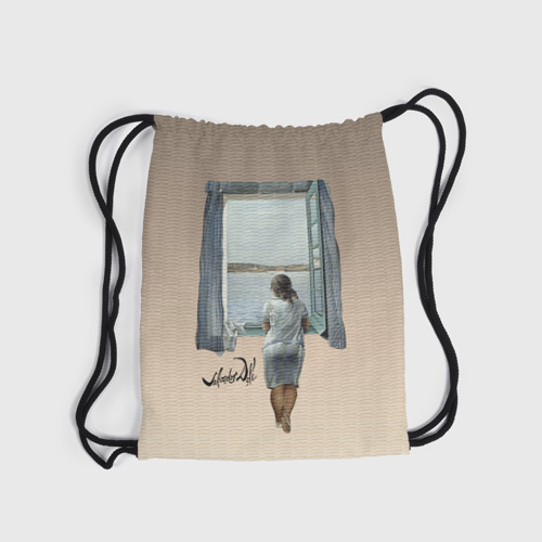 Рюкзак-мешок 3D Сальвадор Дали "Девушка у окна" - фото 6
