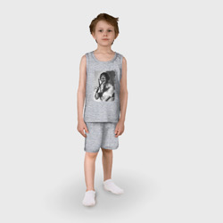 Детская пижама с шортами хлопок Dali & scissors - фото 2