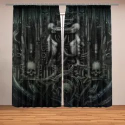 Фотошторы Giger's worlds Миры Ганса Гигера