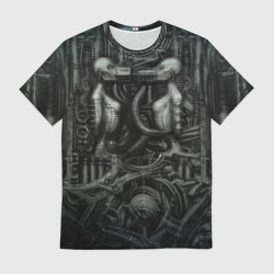 Мужская футболка 3D Giger's worlds Миры Ганса Гигера