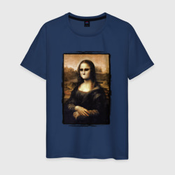 Мужская футболка хлопок Молчаливая Мона Лиза